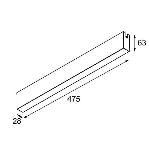 Track 48V Surface Mounted Gear For Surface Installation